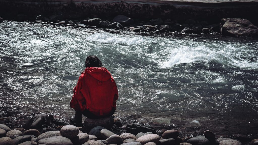 person, stream, rocks, river, stones, flow, nature, alone, shimla, manali, india, shimla, shimla, shimla, shimla, shimla