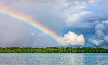 landscape, nature background, rainbow, beautiful nature, tropical, atoll, lagoon, nature, widi archipelago, indonesia, hd wallpapers, hd wallpaper, nature wallpaper
