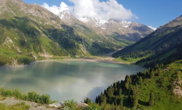 almaty, lake, mountains, clouds, nature, kazakhstan, alma-ata, almaty, almaty, almaty, almaty, almaty, kazakhstan